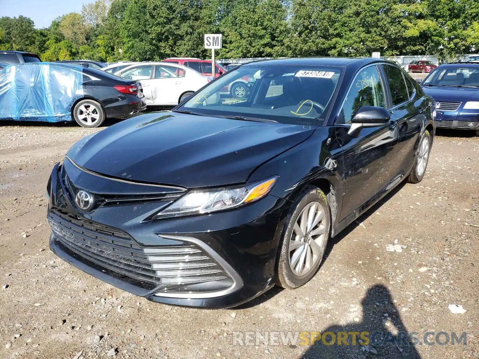 2 Photograph of a damaged car 4T1C11AK4MU420094 TOYOTA CAMRY 2021