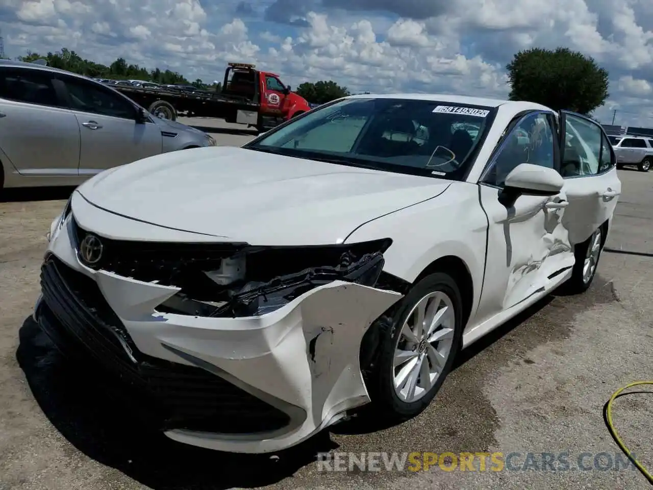 2 Photograph of a damaged car 4T1C11AK4MU428695 TOYOTA CAMRY 2021