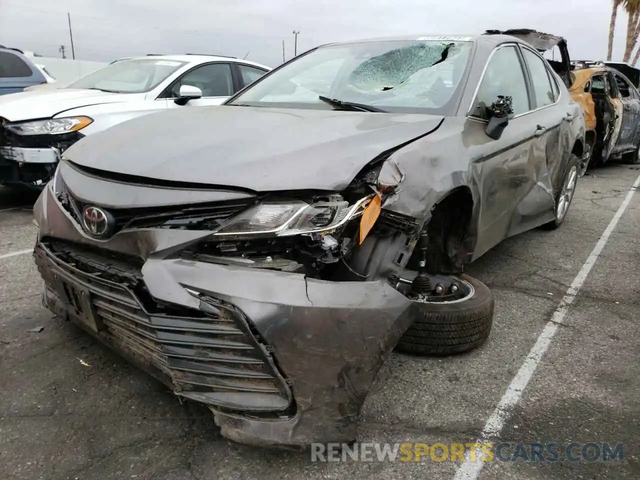 2 Photograph of a damaged car 4T1C11AK4MU434657 TOYOTA CAMRY 2021