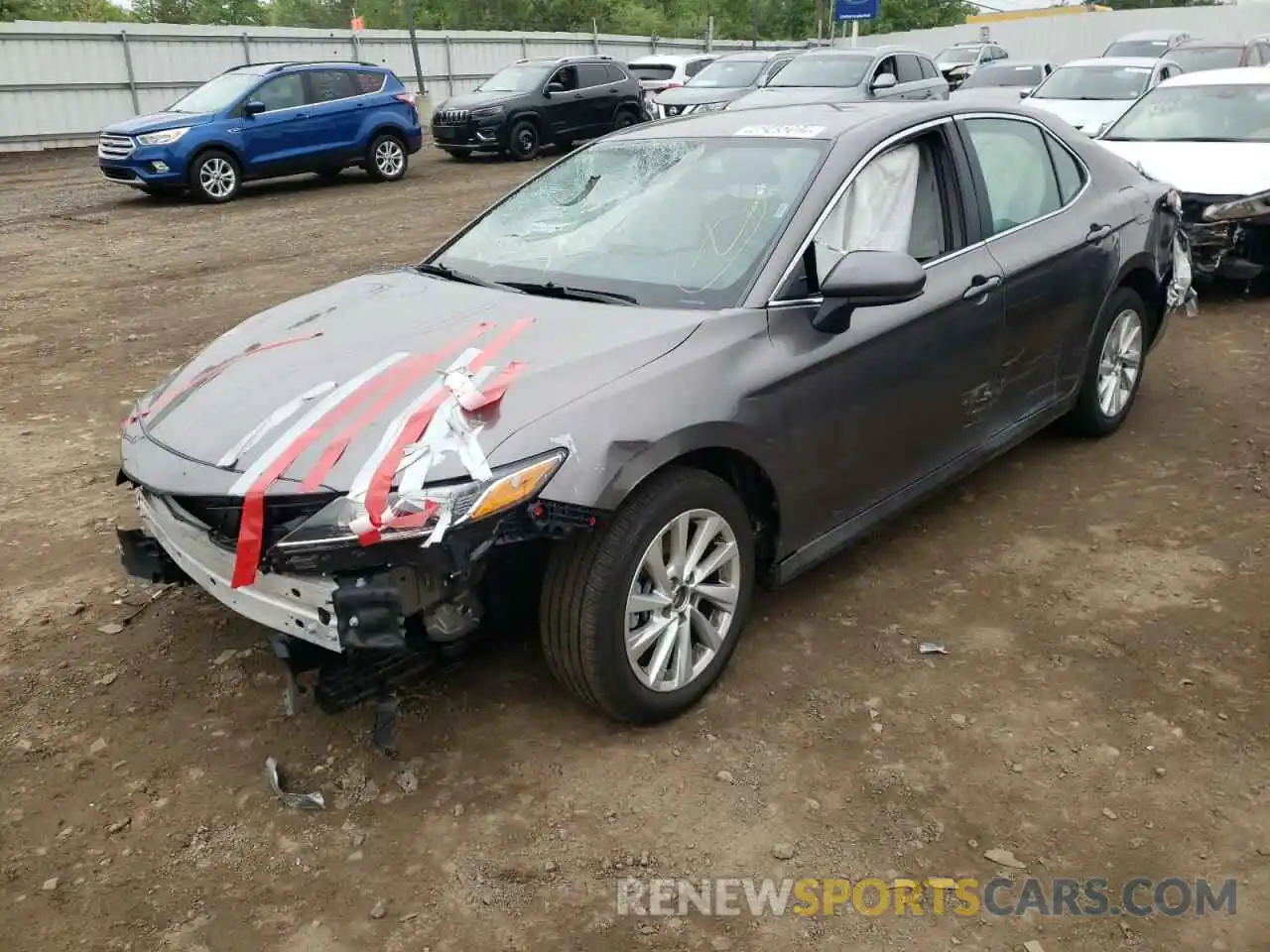 2 Photograph of a damaged car 4T1C11AK4MU438109 TOYOTA CAMRY 2021