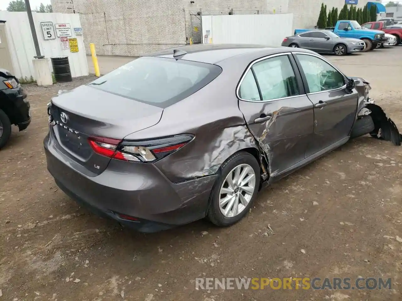 4 Photograph of a damaged car 4T1C11AK4MU438109 TOYOTA CAMRY 2021