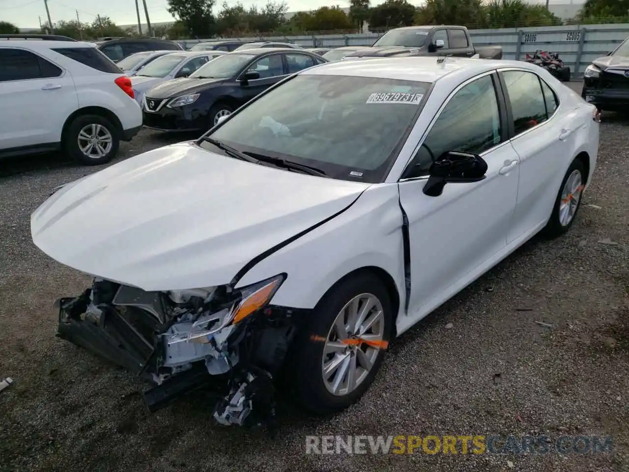 2 Photograph of a damaged car 4T1C11AK4MU441902 TOYOTA CAMRY 2021