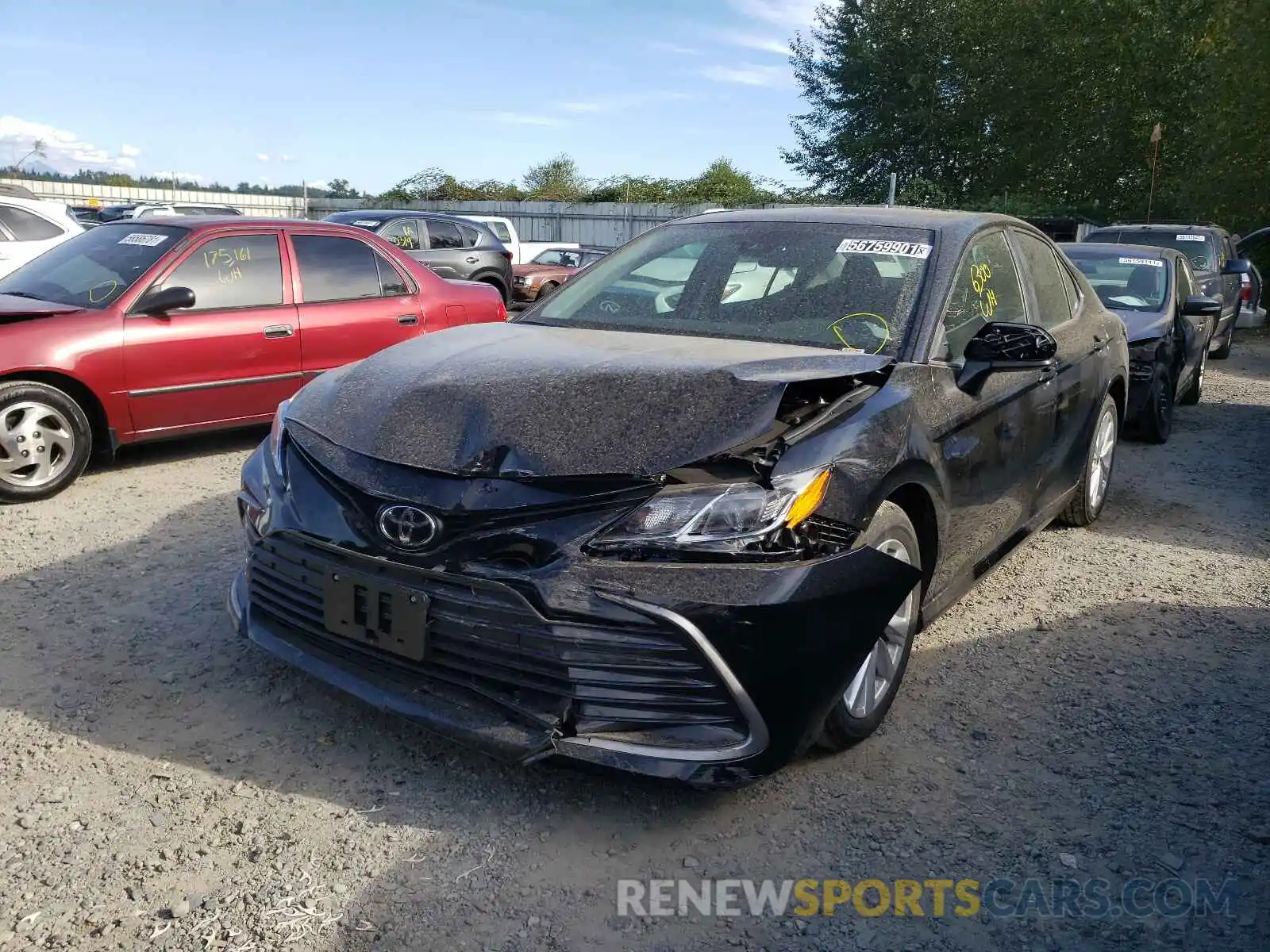 2 Photograph of a damaged car 4T1C11AK4MU442659 TOYOTA CAMRY 2021