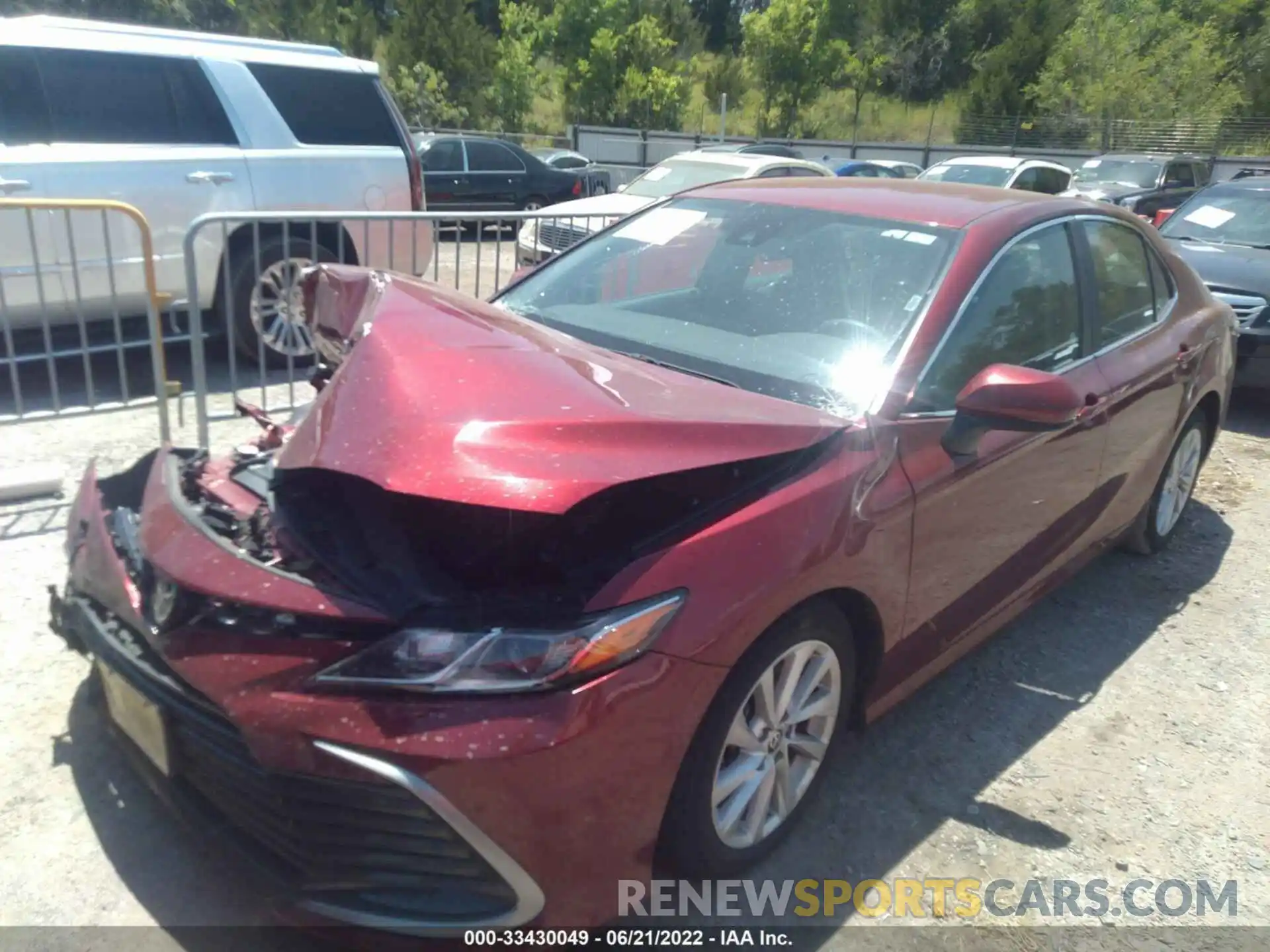 2 Photograph of a damaged car 4T1C11AK4MU466556 TOYOTA CAMRY 2021