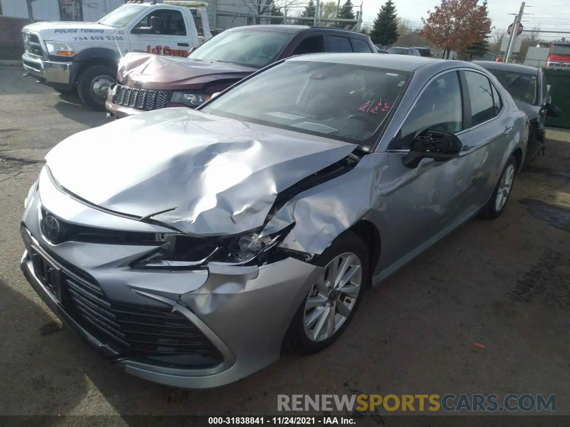 2 Photograph of a damaged car 4T1C11AK4MU468680 TOYOTA CAMRY 2021