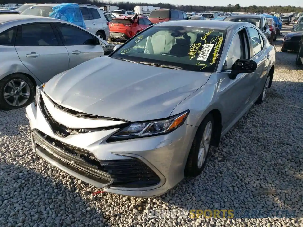 2 Photograph of a damaged car 4T1C11AK4MU475564 TOYOTA CAMRY 2021