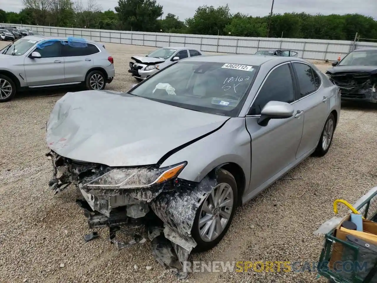 2 Photograph of a damaged car 4T1C11AK4MU480022 TOYOTA CAMRY 2021