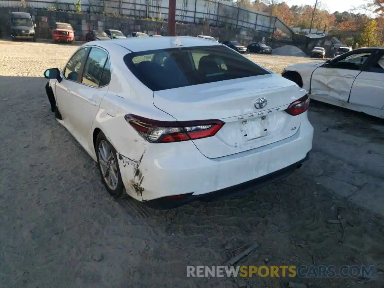 3 Photograph of a damaged car 4T1C11AK4MU529686 TOYOTA CAMRY 2021