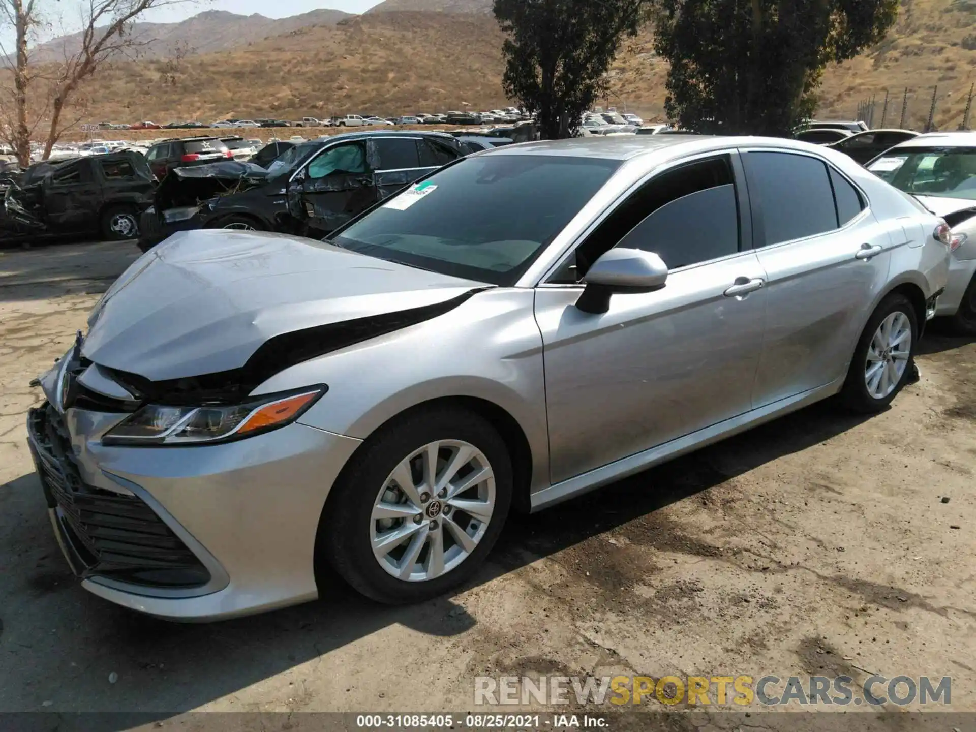 2 Photograph of a damaged car 4T1C11AK4MU536539 TOYOTA CAMRY 2021