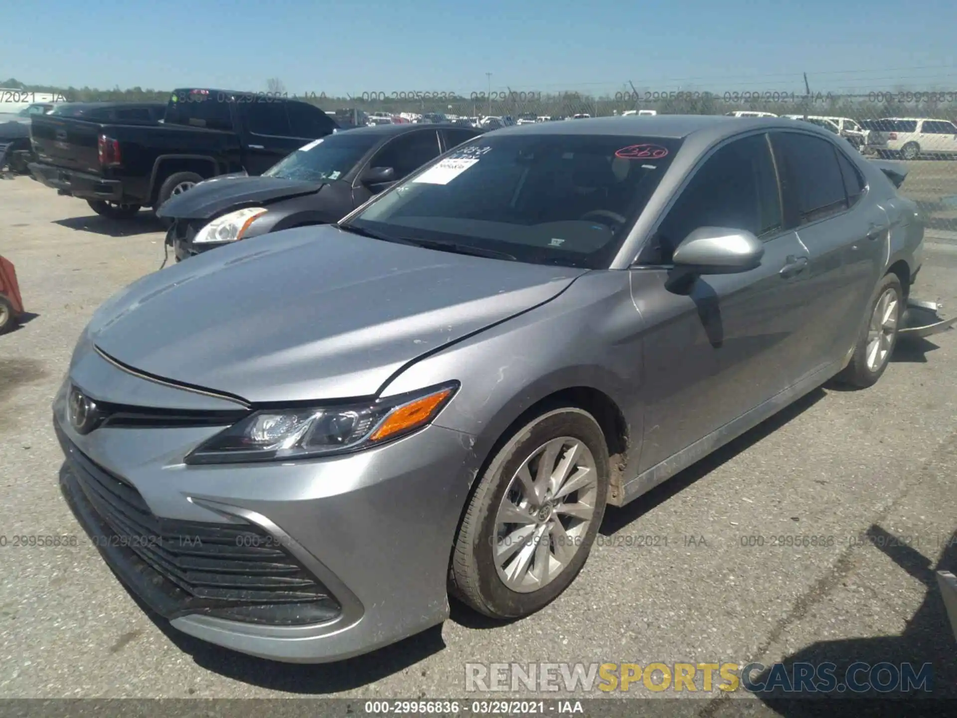 2 Photograph of a damaged car 4T1C11AK4MU547332 TOYOTA CAMRY 2021