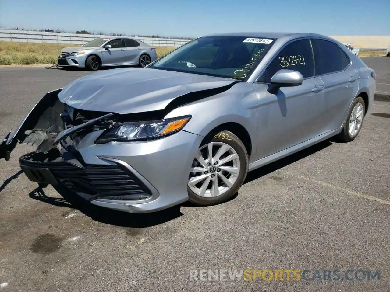 2 Photograph of a damaged car 4T1C11AK4MU550912 TOYOTA CAMRY 2021