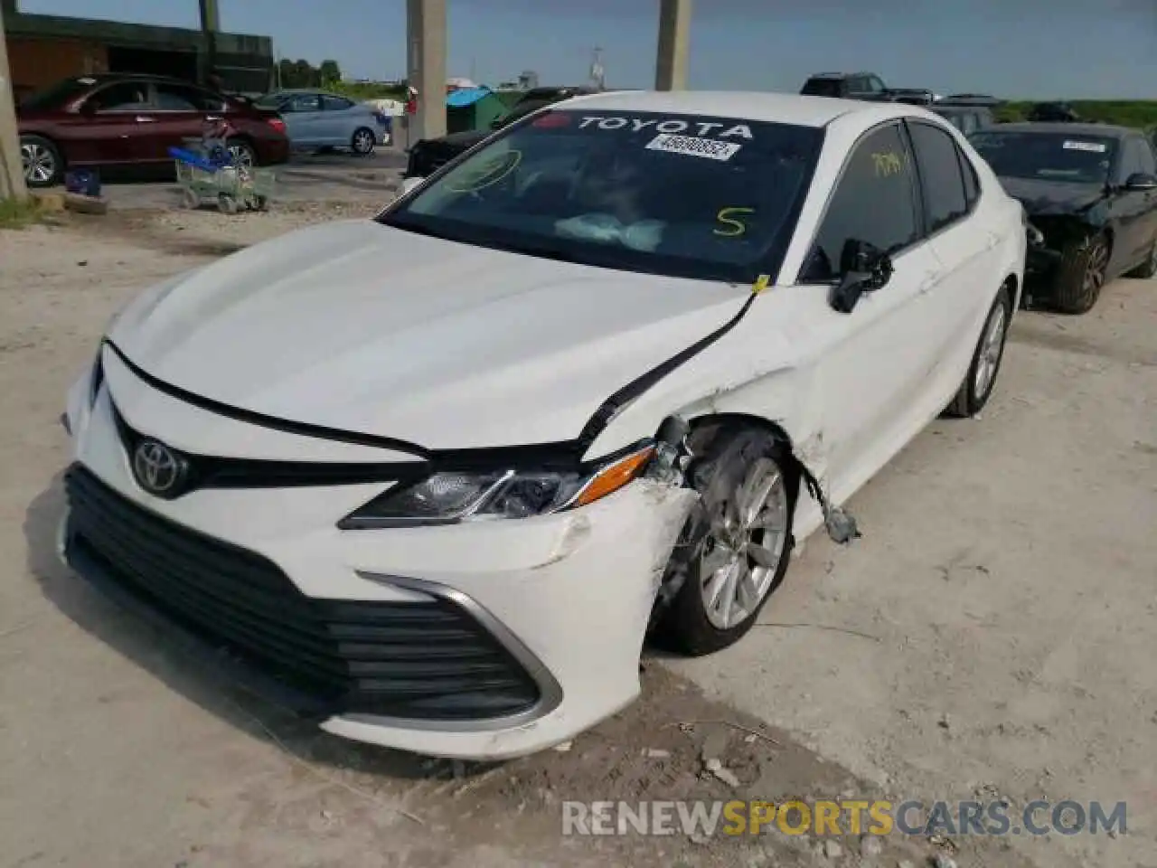 2 Photograph of a damaged car 4T1C11AK4MU557360 TOYOTA CAMRY 2021