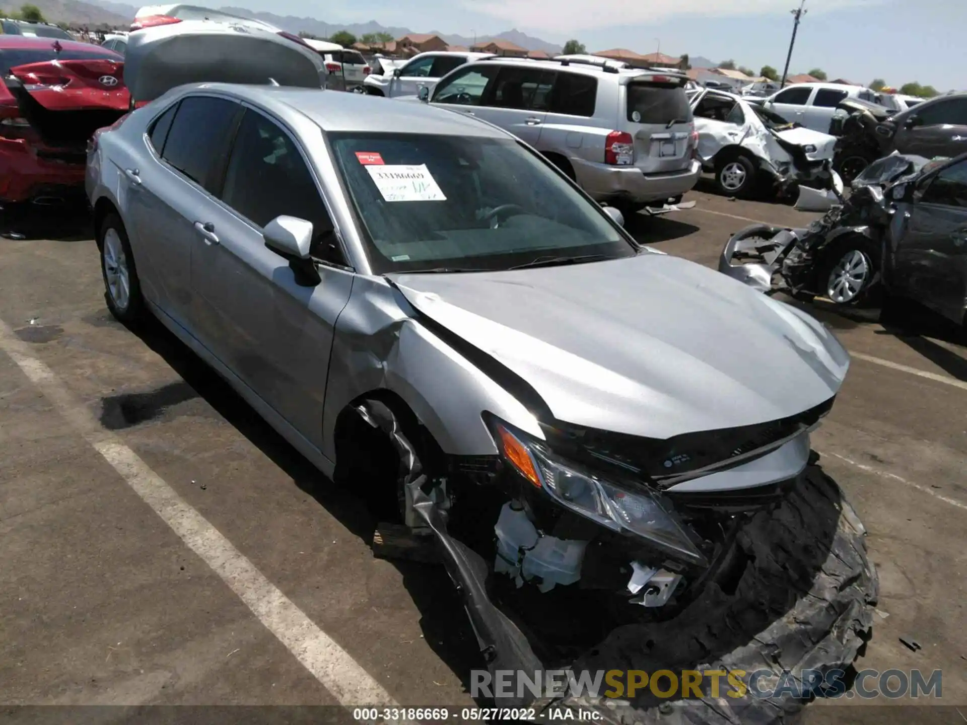 1 Photograph of a damaged car 4T1C11AK4MU569475 TOYOTA CAMRY 2021