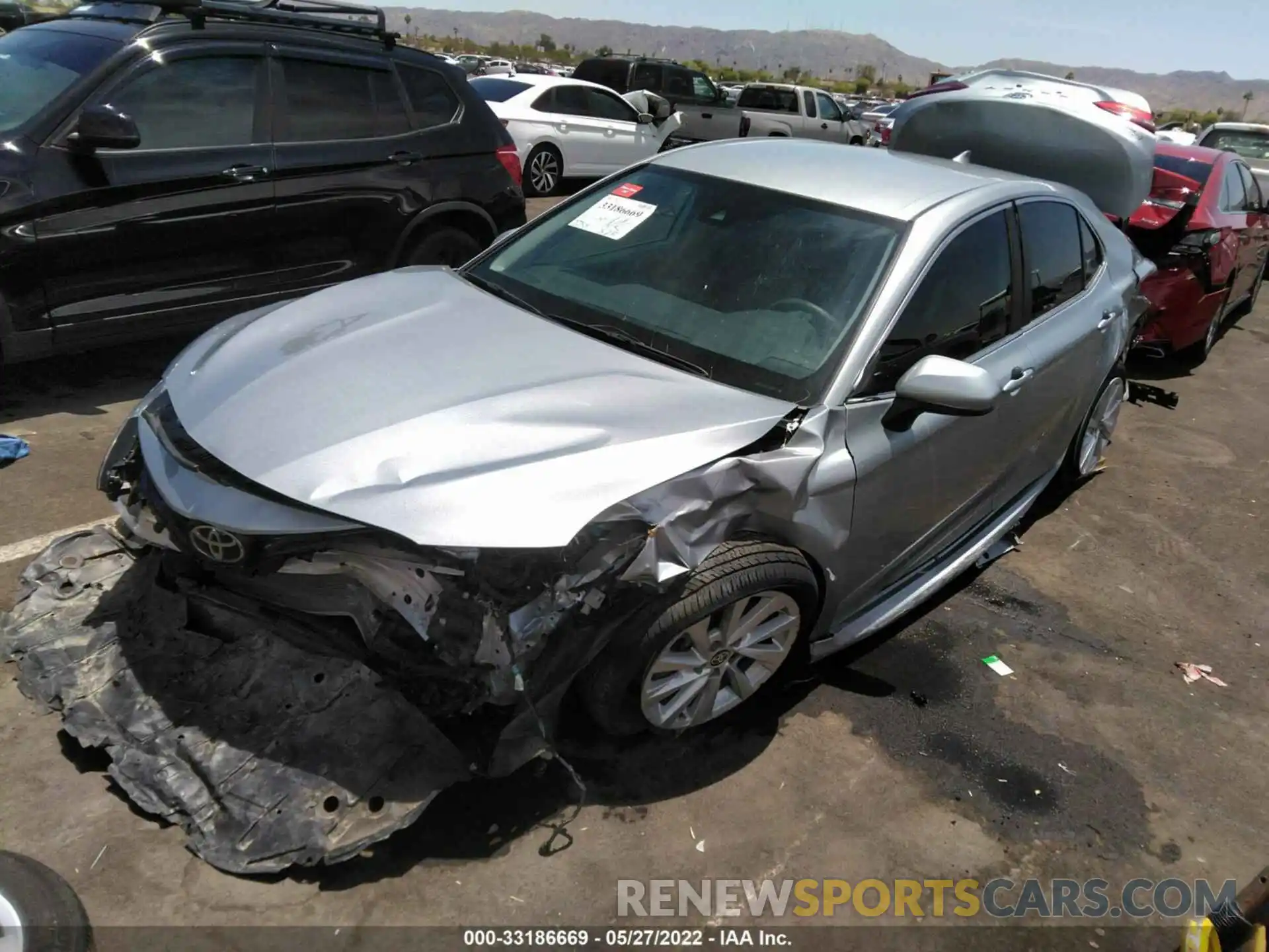 2 Photograph of a damaged car 4T1C11AK4MU569475 TOYOTA CAMRY 2021