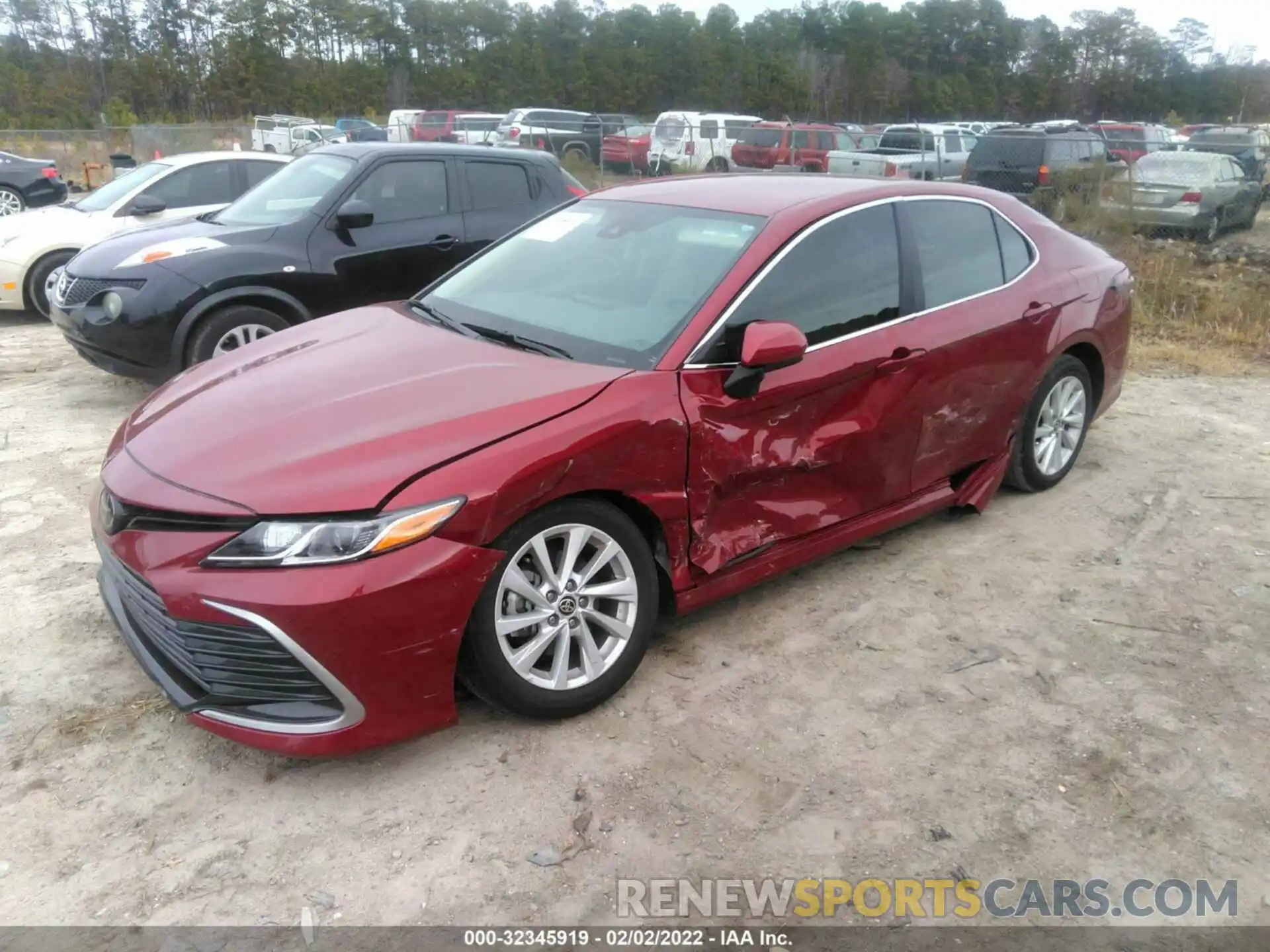 2 Photograph of a damaged car 4T1C11AK4MU575986 TOYOTA CAMRY 2021