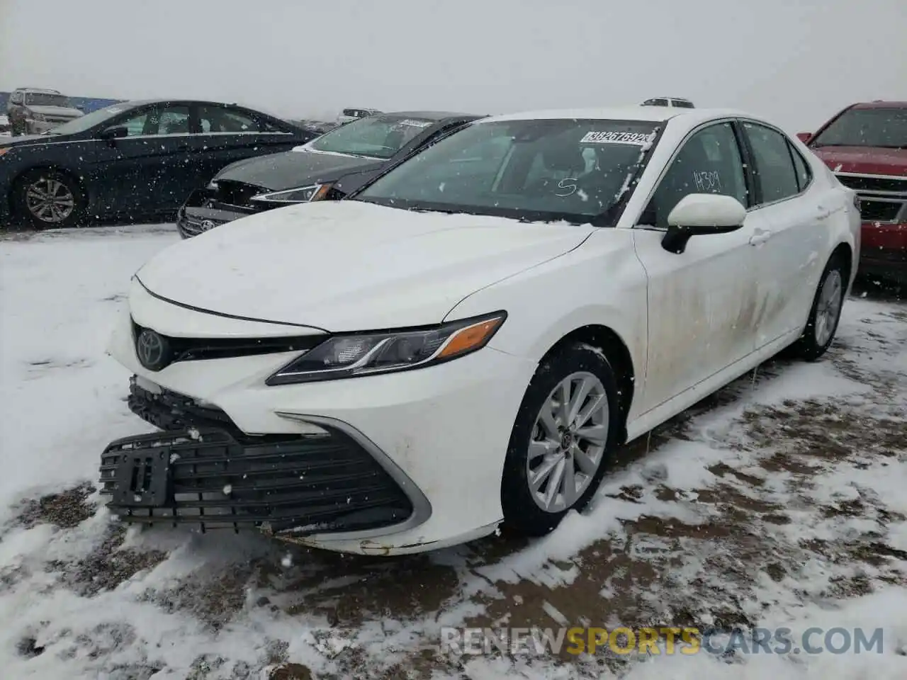 2 Photograph of a damaged car 4T1C11AK4MU586597 TOYOTA CAMRY 2021