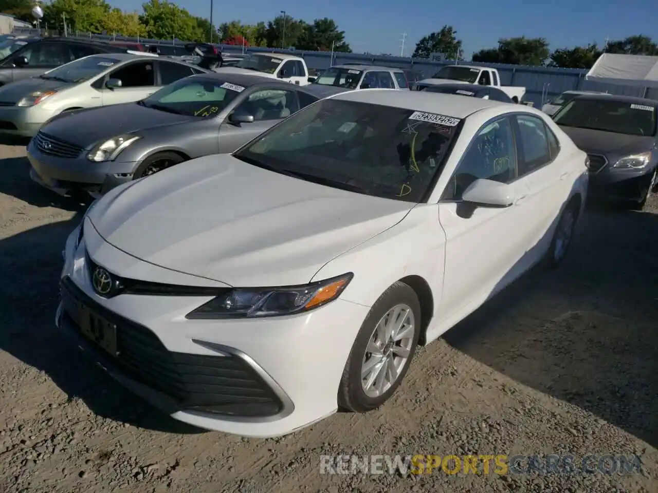 2 Photograph of a damaged car 4T1C11AK4MU589516 TOYOTA CAMRY 2021