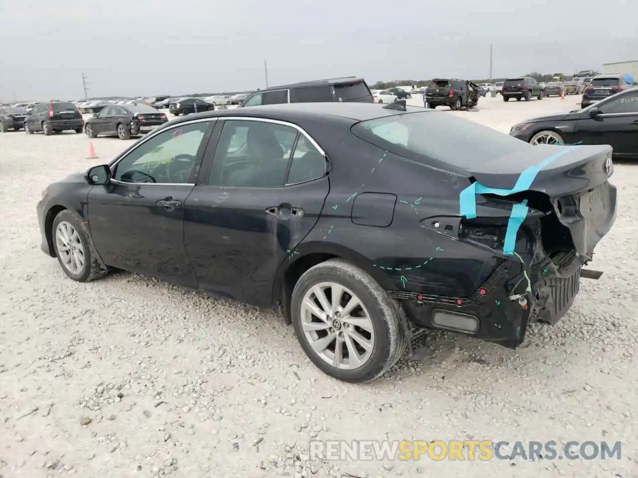 2 Photograph of a damaged car 4T1C11AK4MU590570 TOYOTA CAMRY 2021