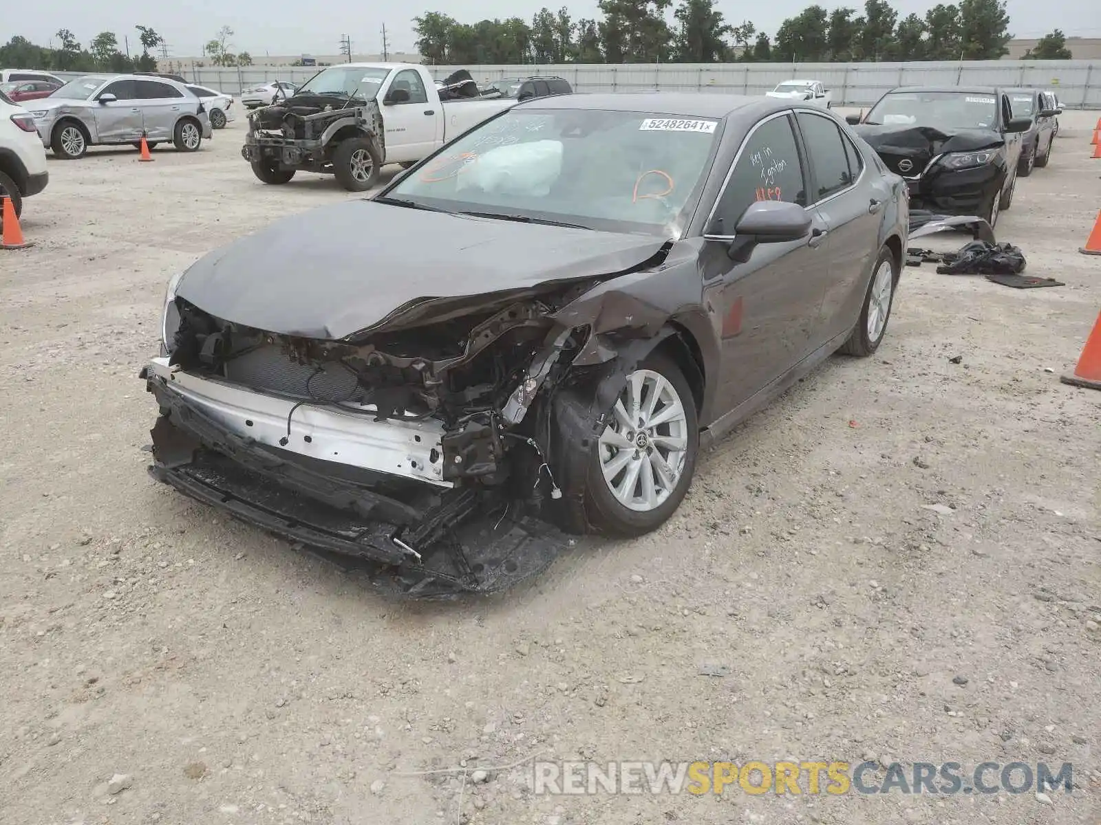 2 Photograph of a damaged car 4T1C11AK4MU593923 TOYOTA CAMRY 2021