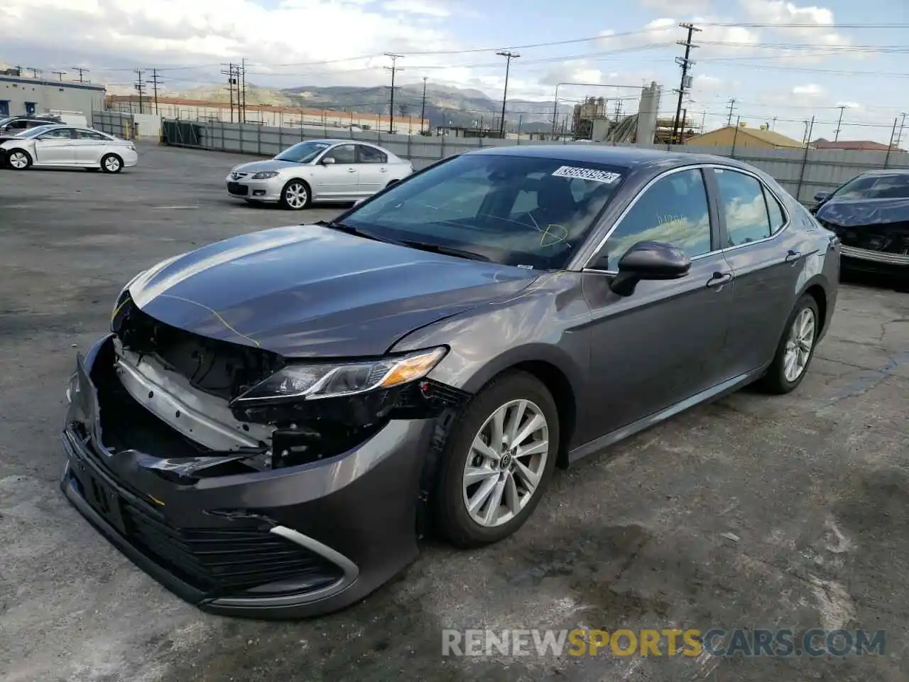 2 Photograph of a damaged car 4T1C11AK4MU602507 TOYOTA CAMRY 2021