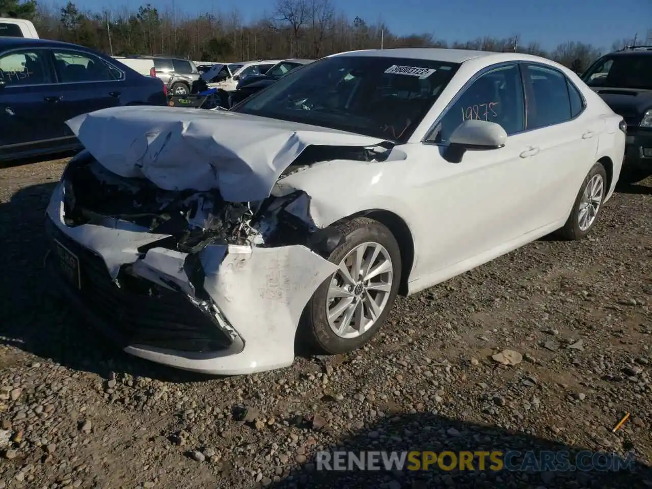 2 Photograph of a damaged car 4T1C11AK4MU605942 TOYOTA CAMRY 2021