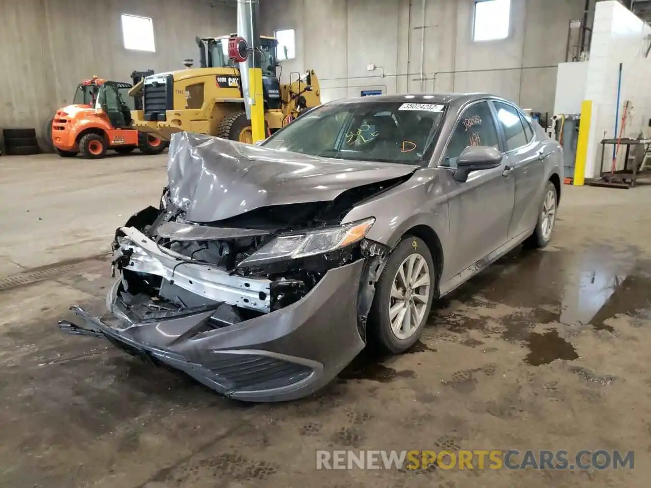 2 Photograph of a damaged car 4T1C11AK4NU617879 TOYOTA CAMRY 2021