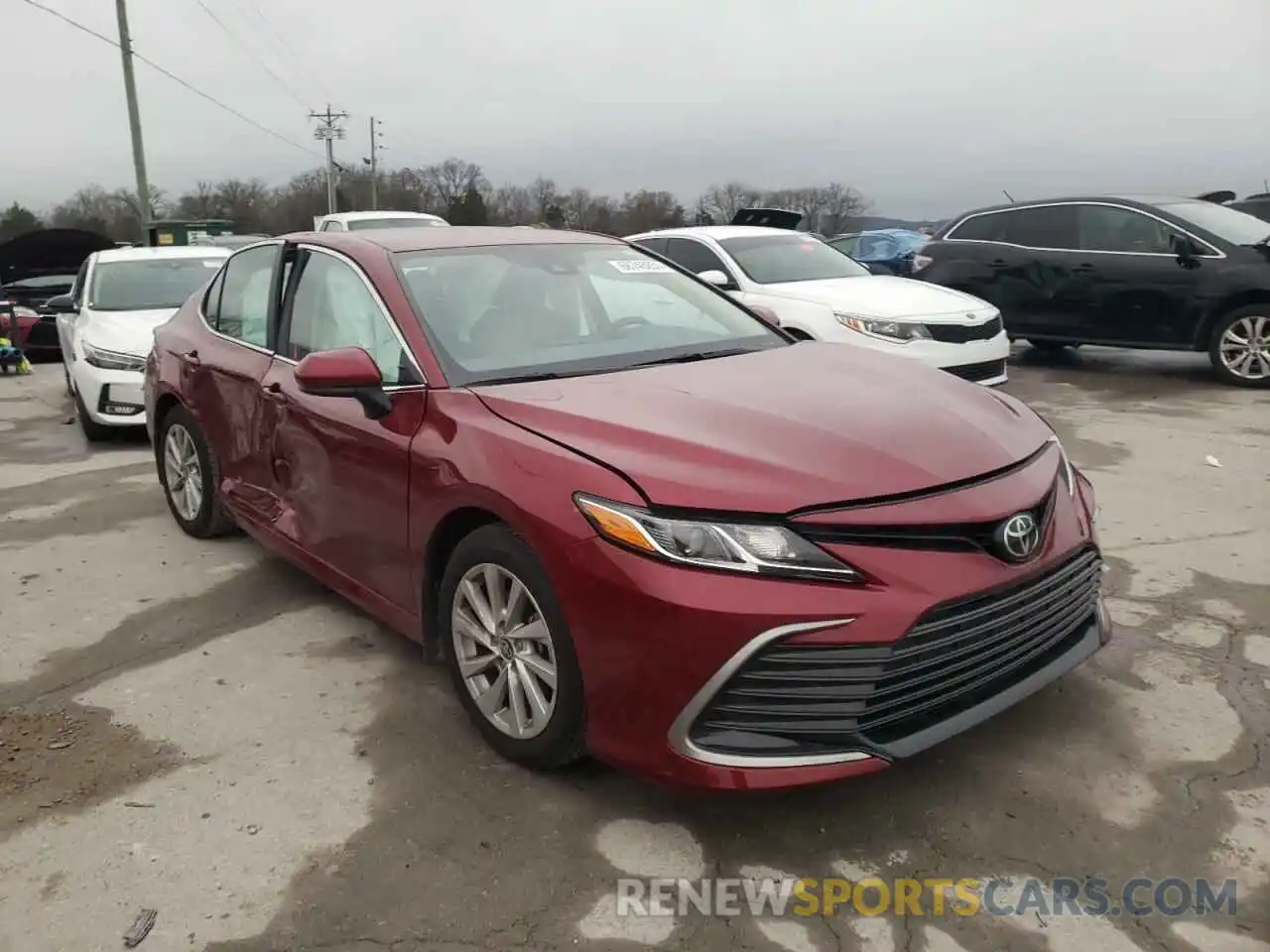 1 Photograph of a damaged car 4T1C11AK5MU431752 TOYOTA CAMRY 2021