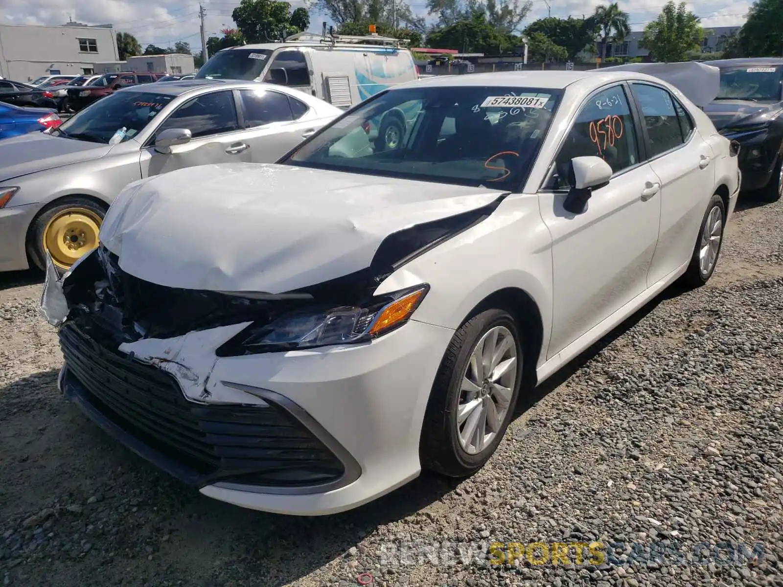 2 Photograph of a damaged car 4T1C11AK5MU439561 TOYOTA CAMRY 2021