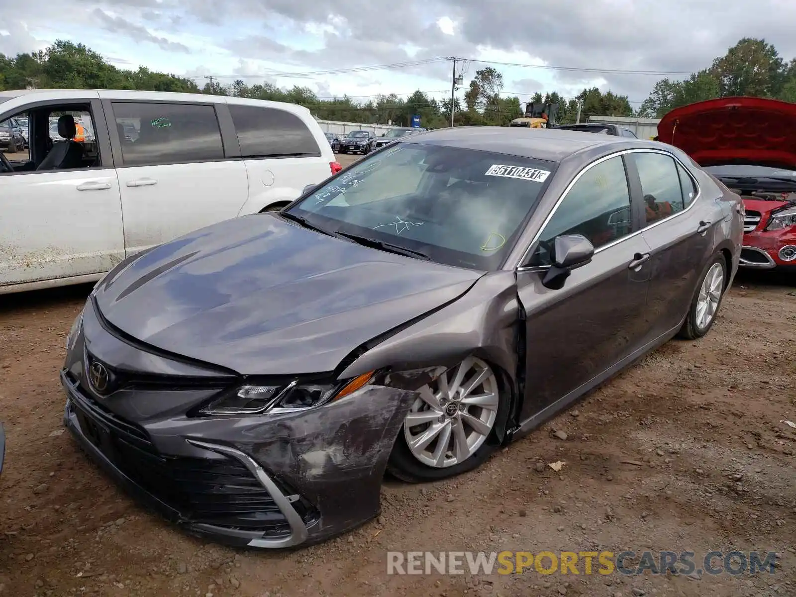 2 Photograph of a damaged car 4T1C11AK5MU441438 TOYOTA CAMRY 2021