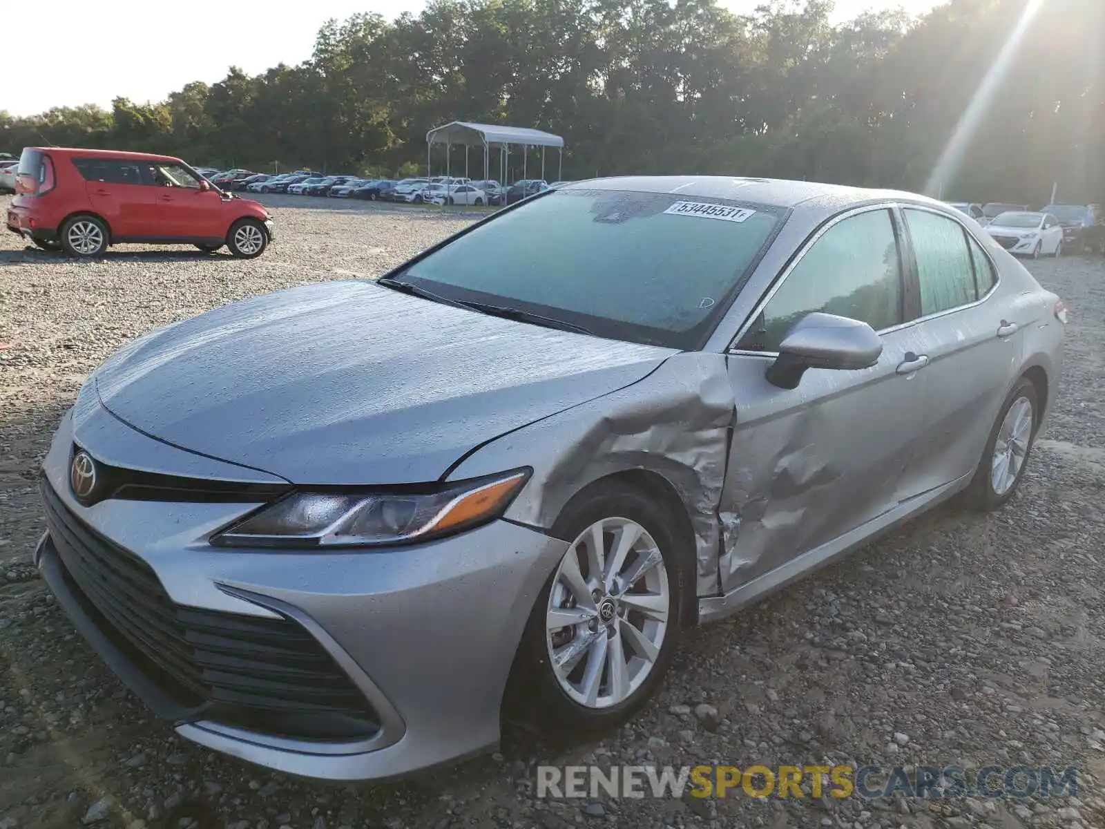 2 Photograph of a damaged car 4T1C11AK5MU452259 TOYOTA CAMRY 2021