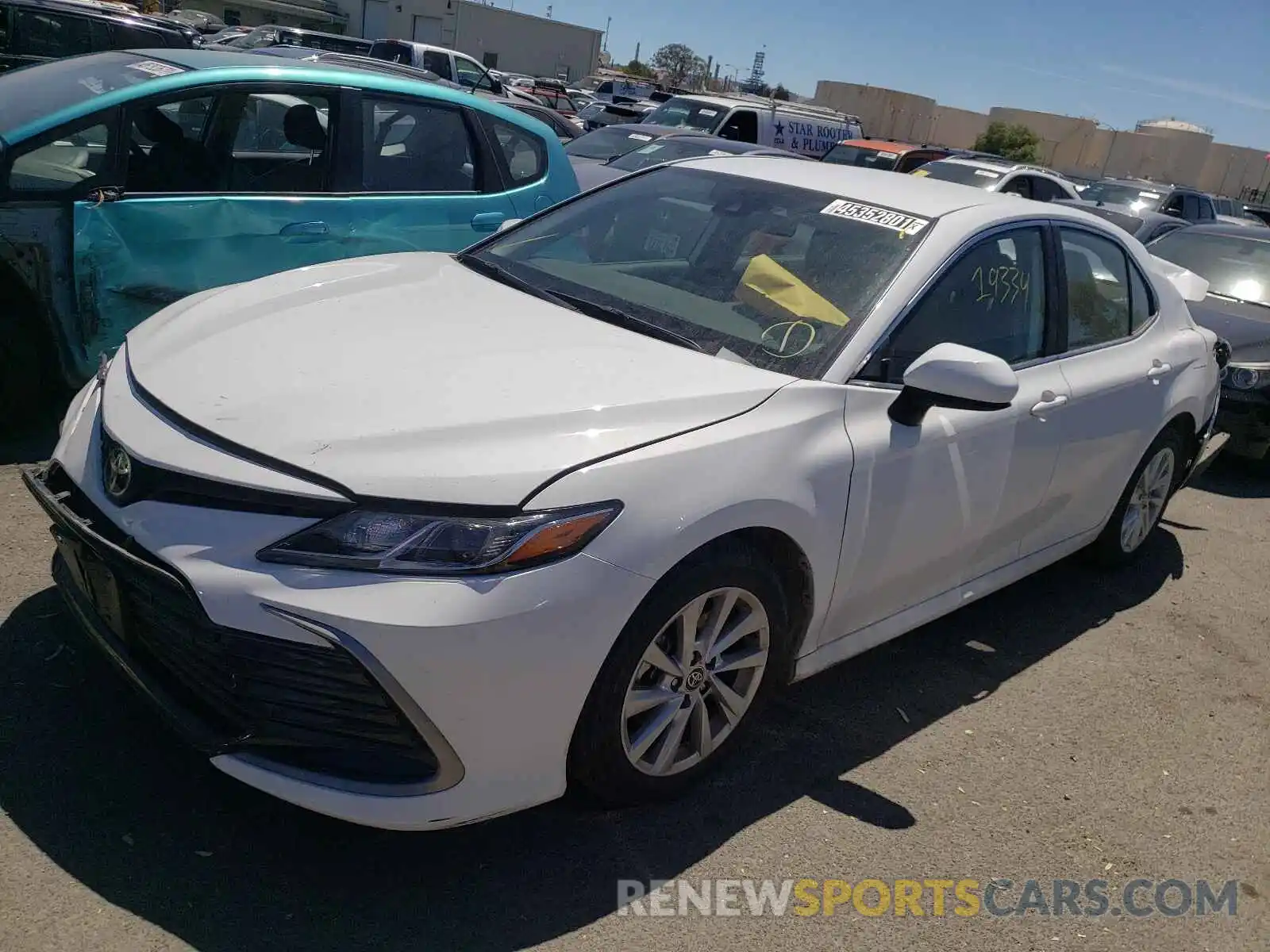 2 Photograph of a damaged car 4T1C11AK5MU526103 TOYOTA CAMRY 2021