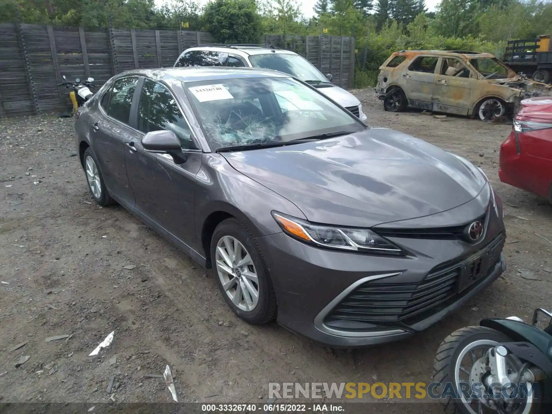 1 Photograph of a damaged car 4T1C11AK5MU528241 TOYOTA CAMRY 2021