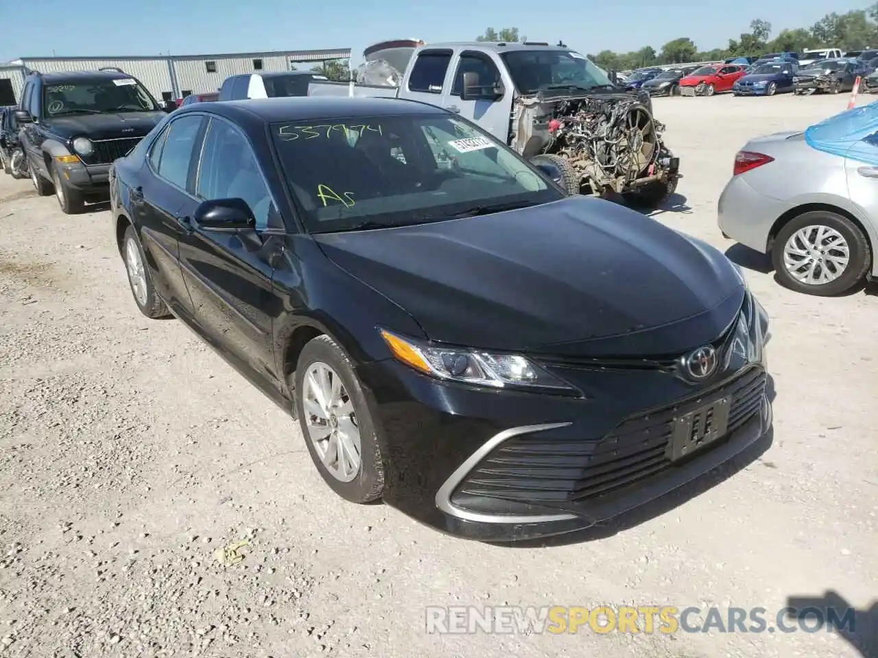 1 Photograph of a damaged car 4T1C11AK5MU537974 TOYOTA CAMRY 2021