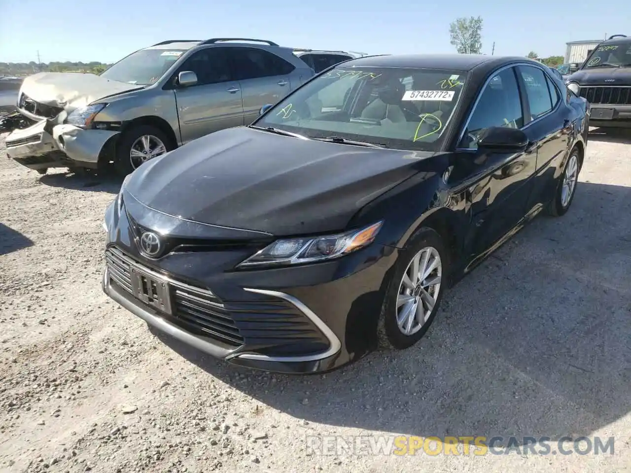 2 Photograph of a damaged car 4T1C11AK5MU537974 TOYOTA CAMRY 2021