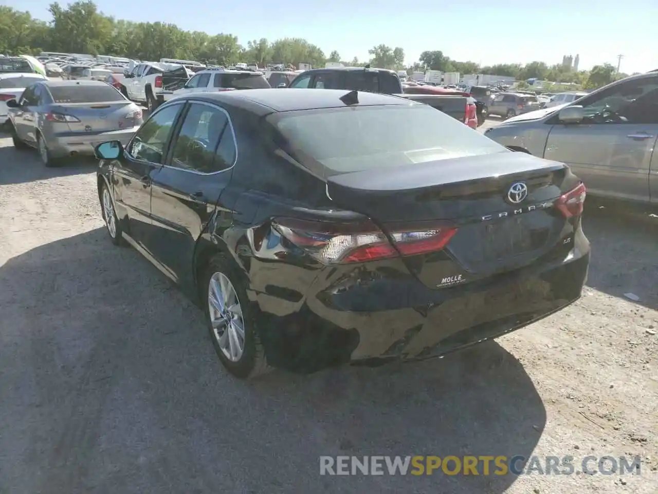 3 Photograph of a damaged car 4T1C11AK5MU537974 TOYOTA CAMRY 2021