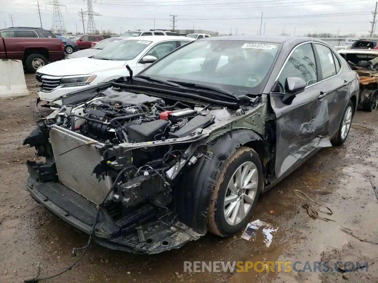 2 Photograph of a damaged car 4T1C11AK5MU554192 TOYOTA CAMRY 2021