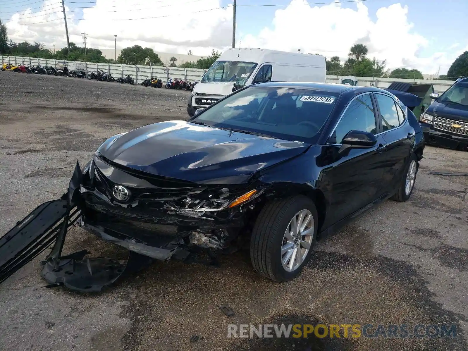 2 Photograph of a damaged car 4T1C11AK5MU562499 TOYOTA CAMRY 2021