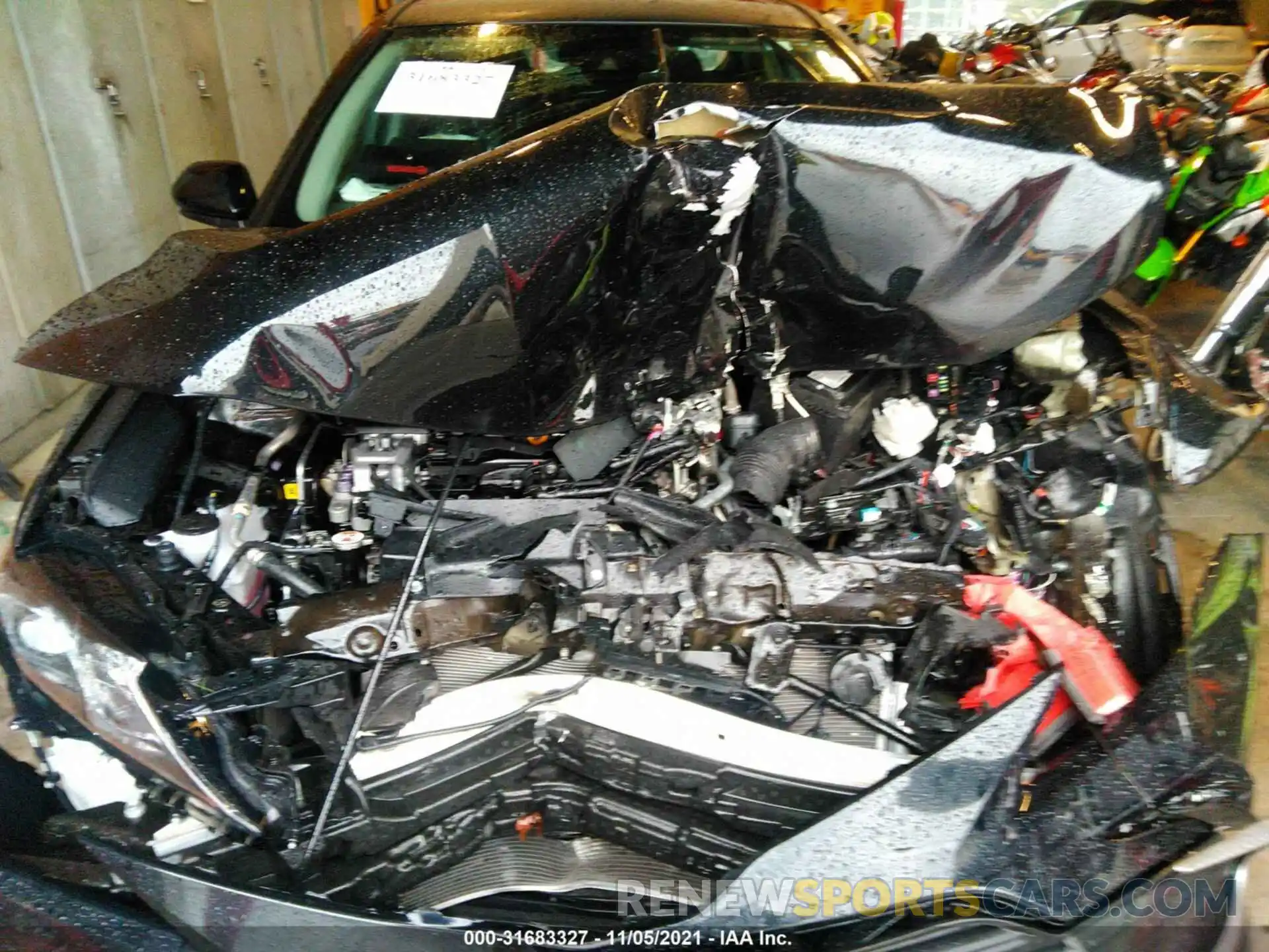 10 Photograph of a damaged car 4T1C11AK5MU580565 TOYOTA CAMRY 2021