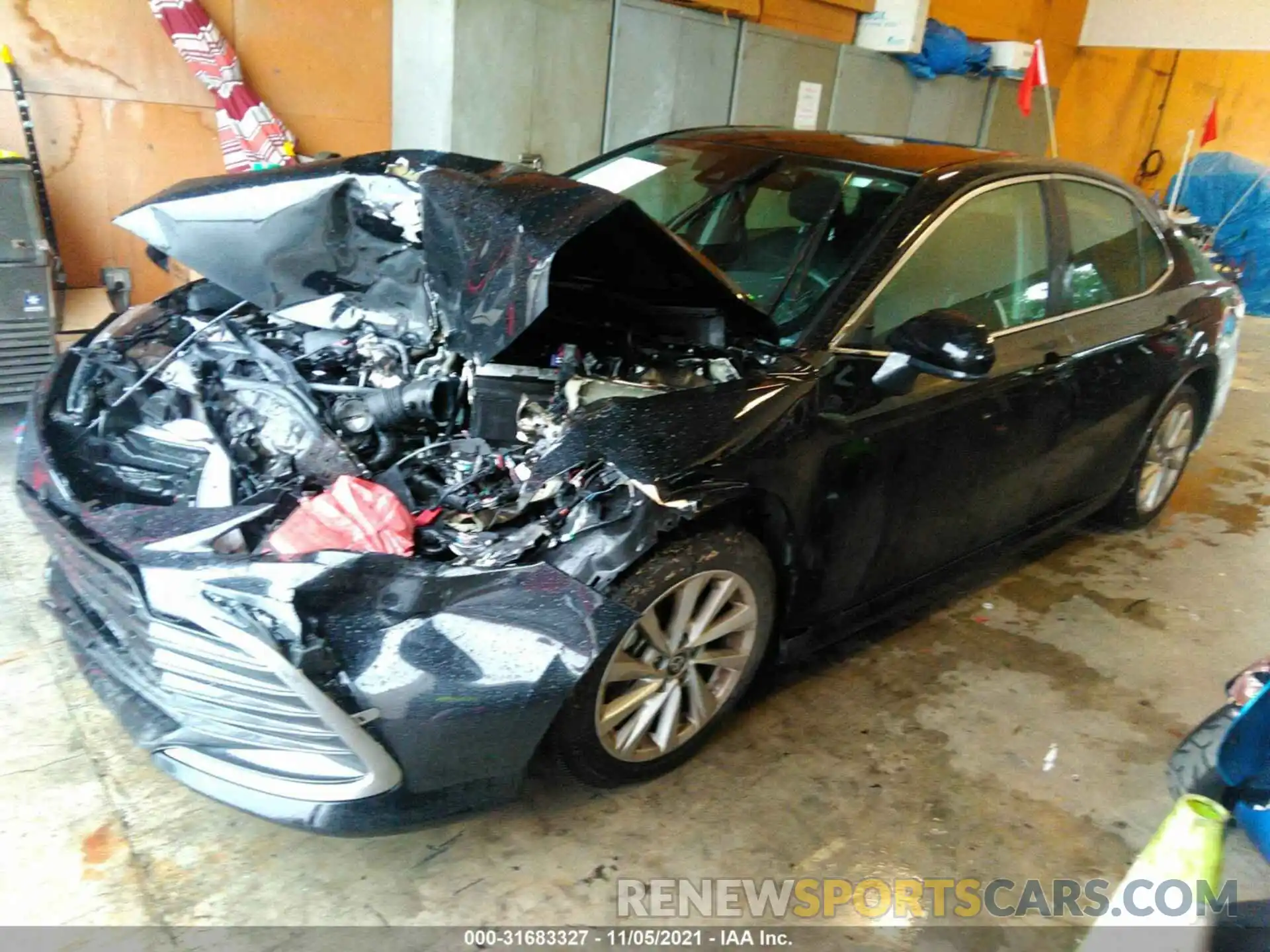 2 Photograph of a damaged car 4T1C11AK5MU580565 TOYOTA CAMRY 2021