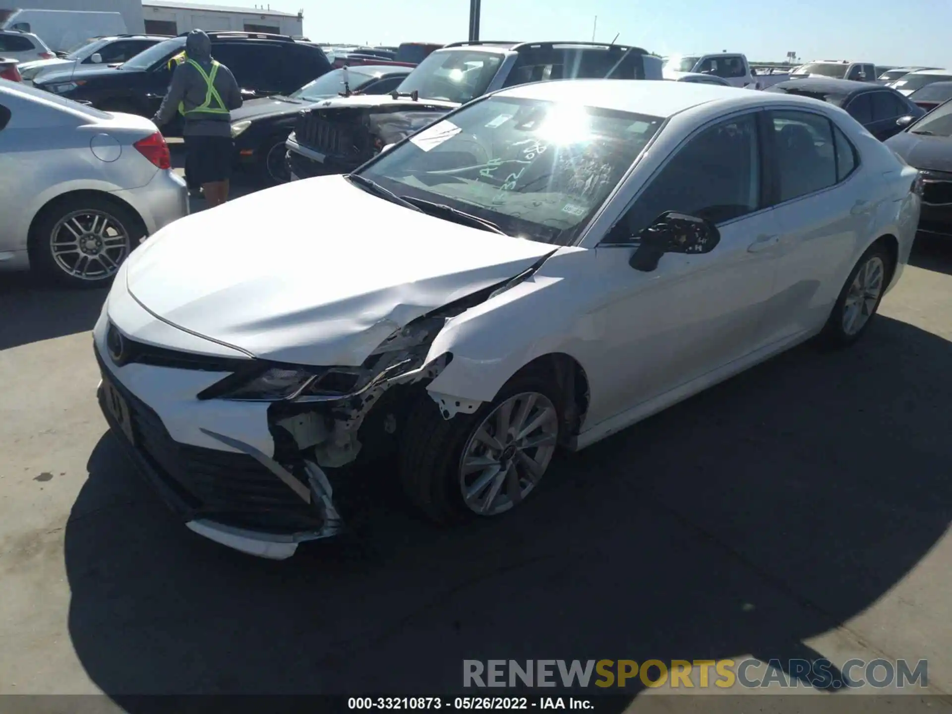 2 Photograph of a damaged car 4T1C11AK5MU587810 TOYOTA CAMRY 2021