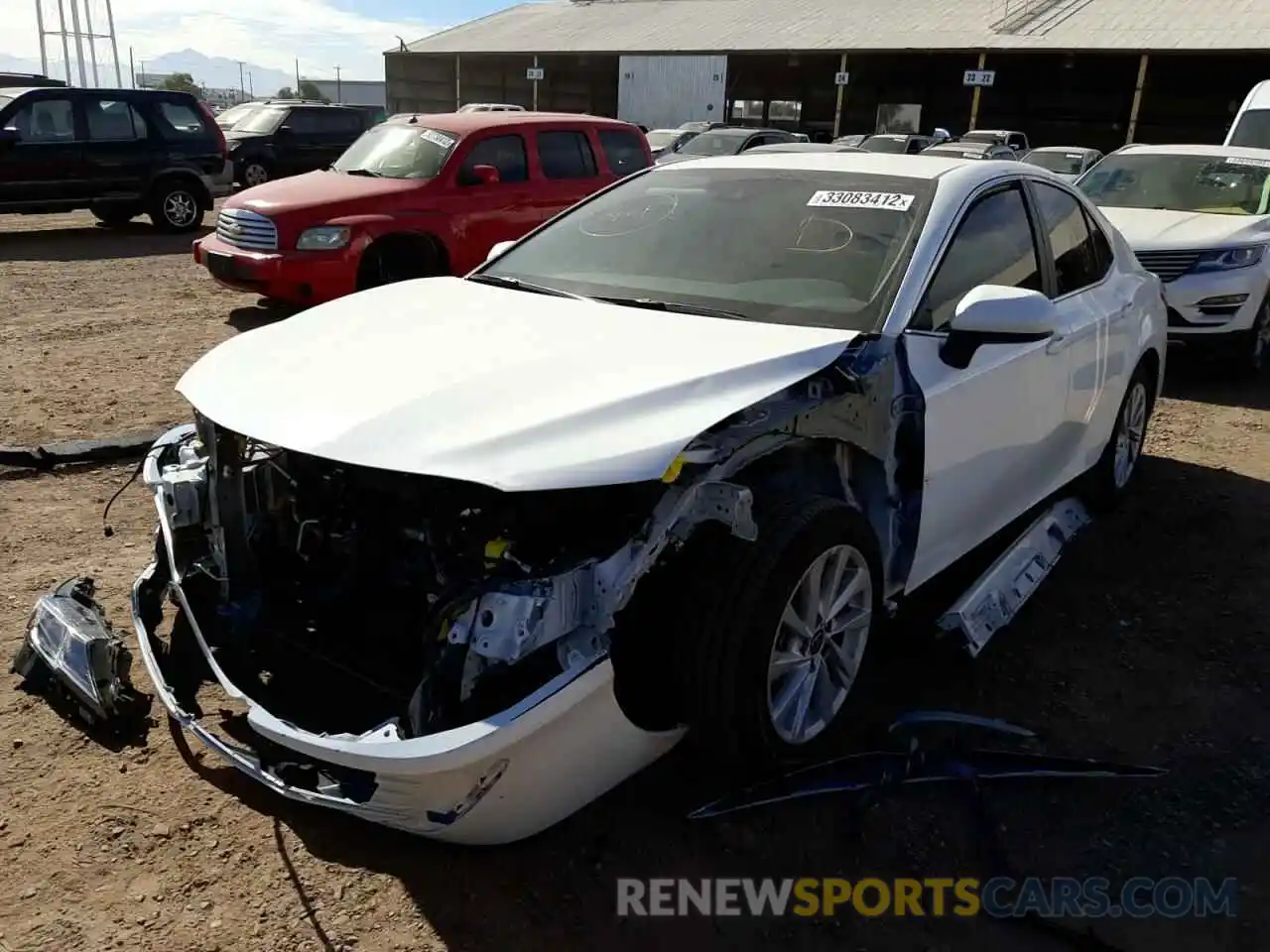 2 Photograph of a damaged car 4T1C11AK5MU604265 TOYOTA CAMRY 2021