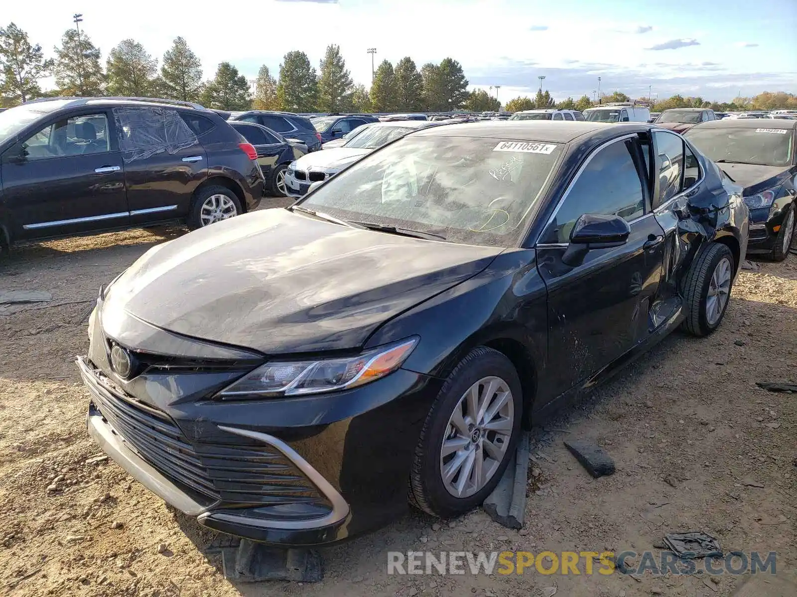 2 Photograph of a damaged car 4T1C11AK5MU606761 TOYOTA CAMRY 2021