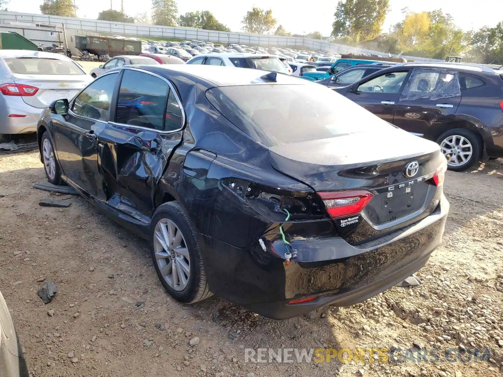 3 Photograph of a damaged car 4T1C11AK5MU606761 TOYOTA CAMRY 2021