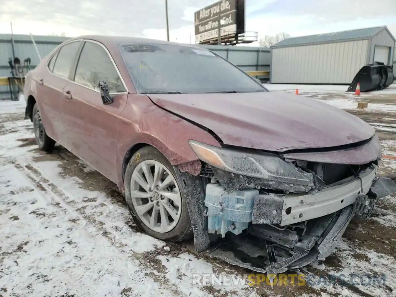 1 Photograph of a damaged car 4T1C11AK5MU612964 TOYOTA CAMRY 2021