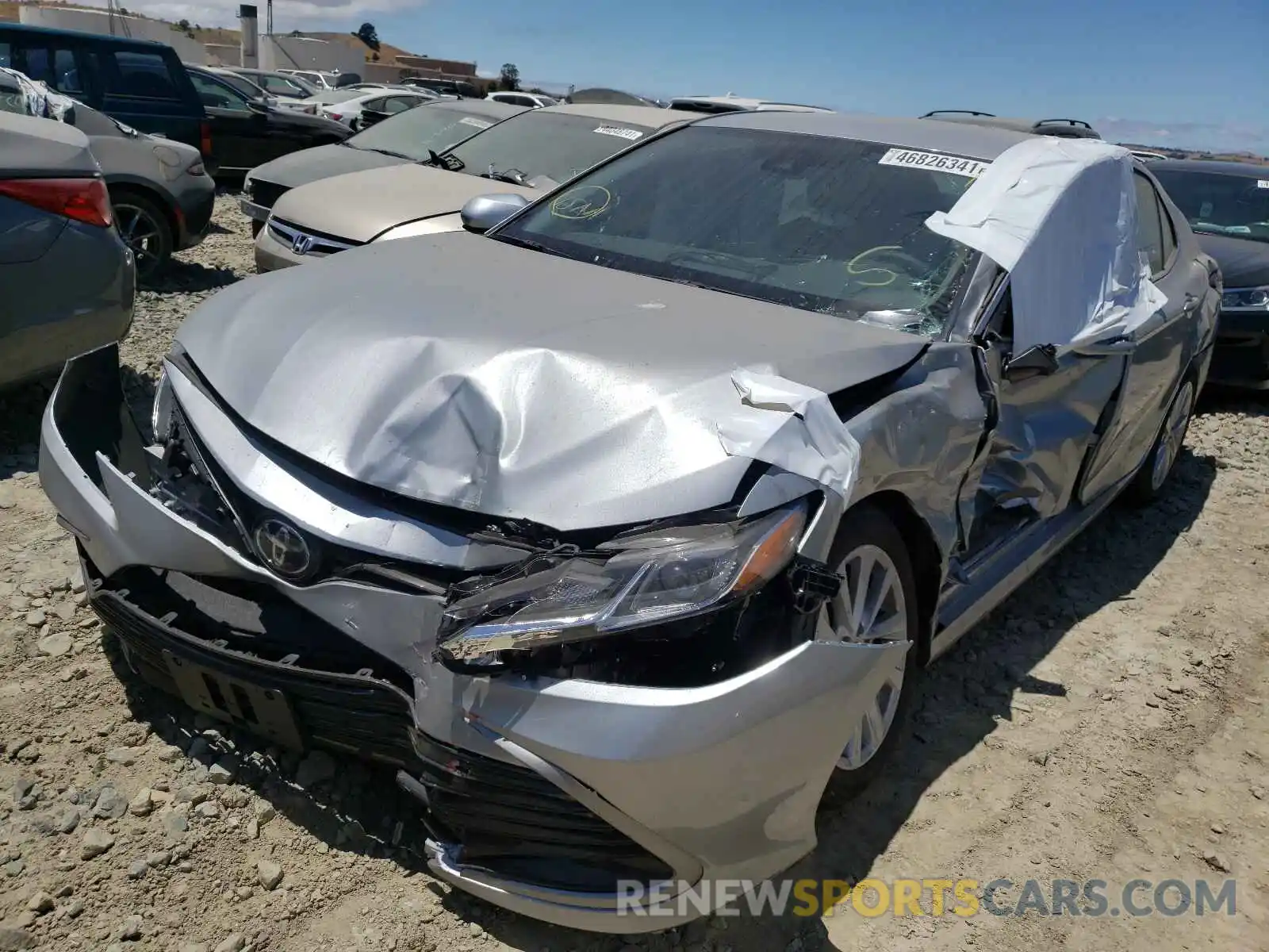 2 Photograph of a damaged car 4T1C11AK6MU421506 TOYOTA CAMRY 2021