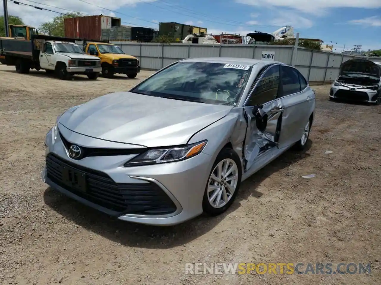 2 Photograph of a damaged car 4T1C11AK6MU445398 TOYOTA CAMRY 2021