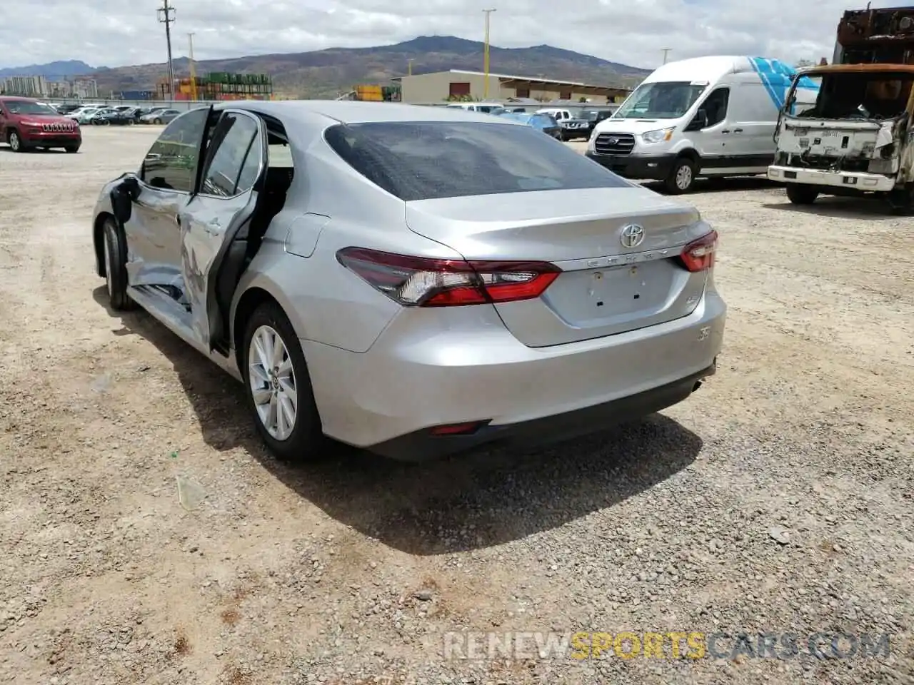 3 Photograph of a damaged car 4T1C11AK6MU445398 TOYOTA CAMRY 2021