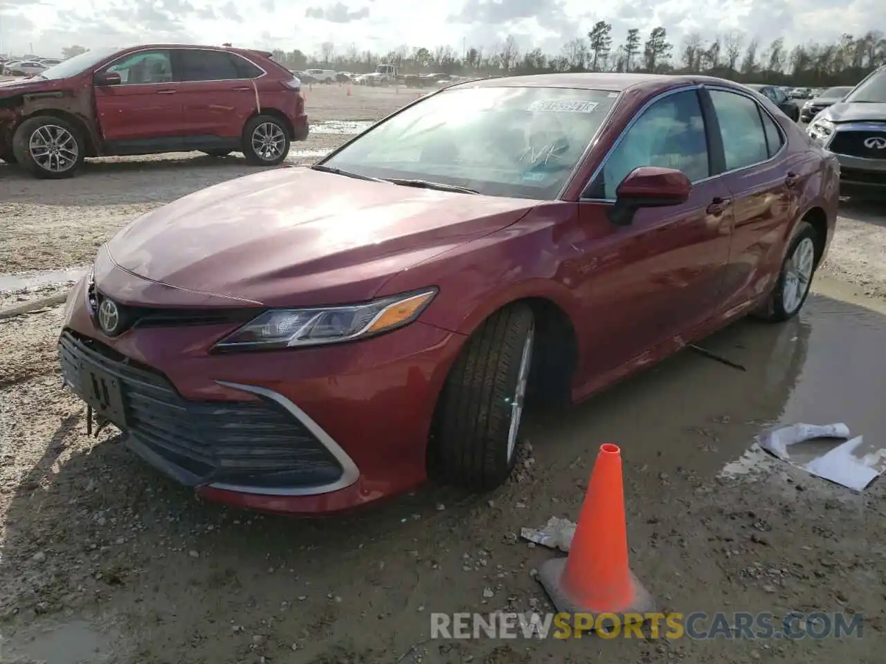 2 Photograph of a damaged car 4T1C11AK6MU448141 TOYOTA CAMRY 2021