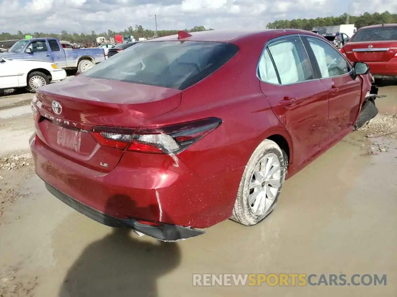 4 Photograph of a damaged car 4T1C11AK6MU448141 TOYOTA CAMRY 2021