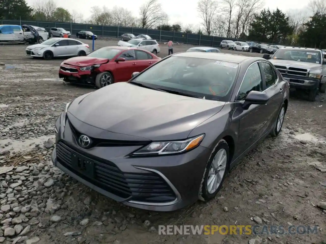 2 Photograph of a damaged car 4T1C11AK6MU454411 TOYOTA CAMRY 2021